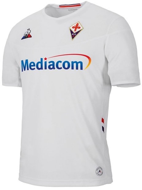 Camisa oficial Le Coq Sportif Fiorentina 2019 2020 II jogador branco