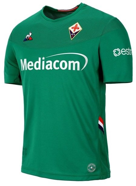 Camisa oficial Le Coq Sportif Fiorentina 2019 2020 II jogador verde