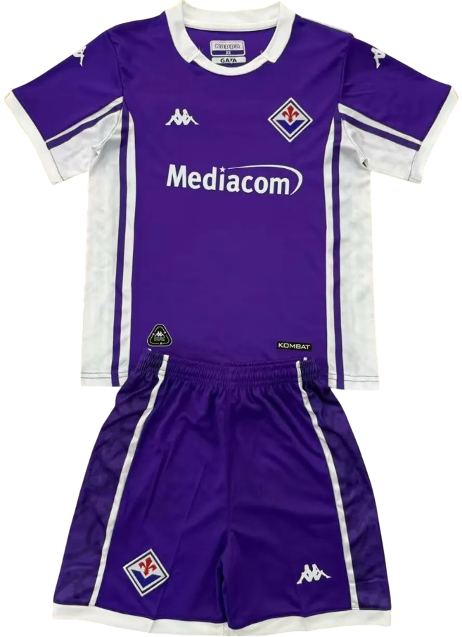 Kit infantil I Fiorentina 2025 2026 Kappa oficial 