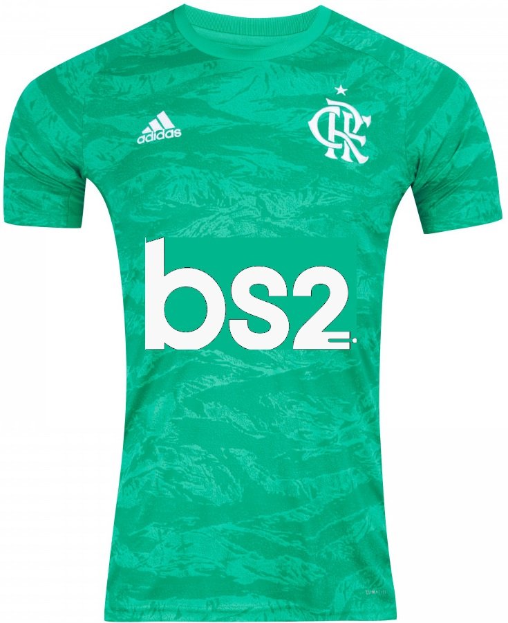 Camisa oficial Adidas Flamengo 2019 I goleiro com patrocinio
