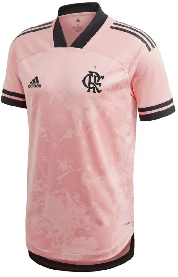 Camisa oficial Adidas Flamengo 2020 Outubro Rosa