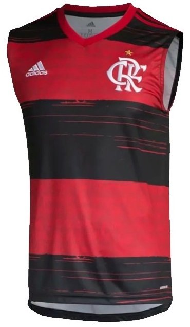 Camisa regata oficial Adidas Flamengo 2020 I