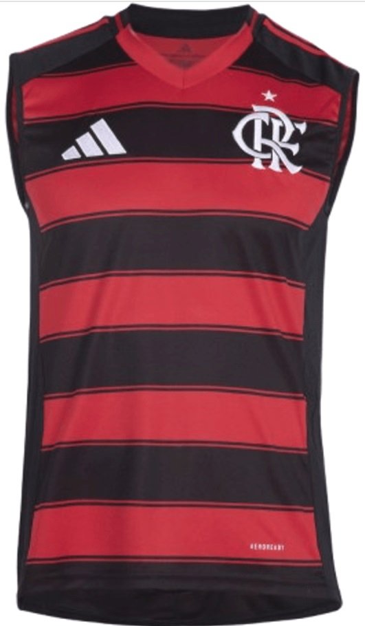 Camisa Regata I Flamengo 2025 Adidas oficial 