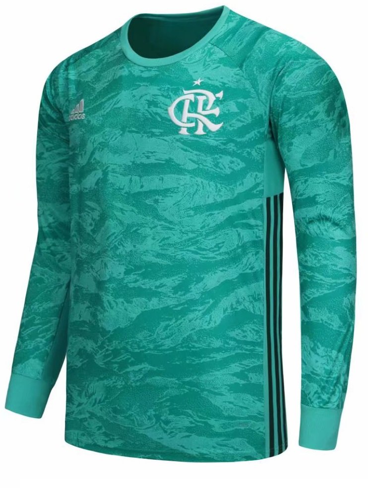 Camisa oficial Adidas Flamengo 2019 I goleiro manga comprida