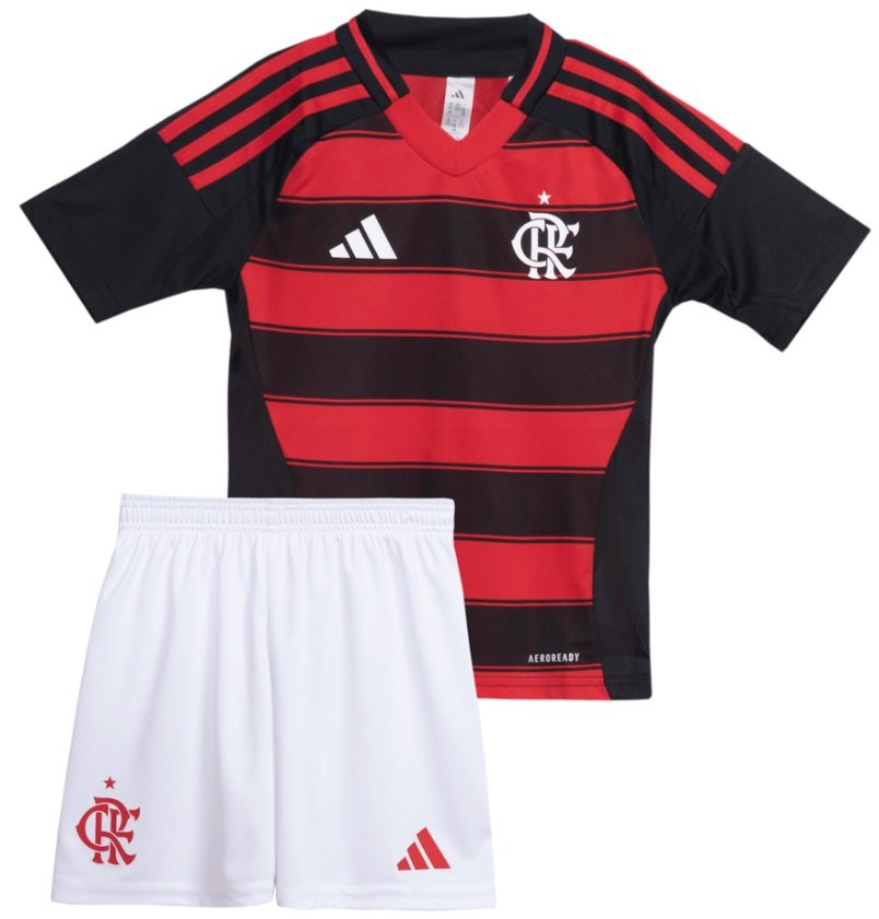 Kit infantil I Flamengo 2025 Adidas oficial
