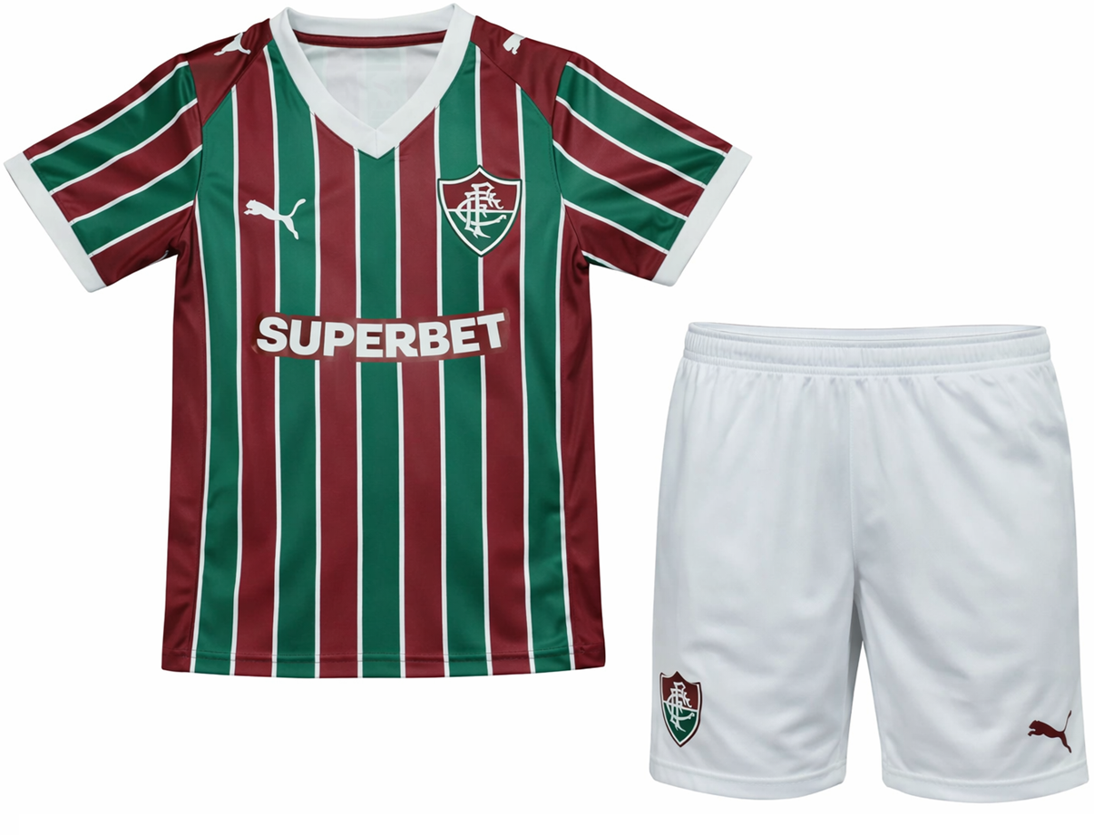 Kit infantil I Fluminense 2026 Puma oficial 