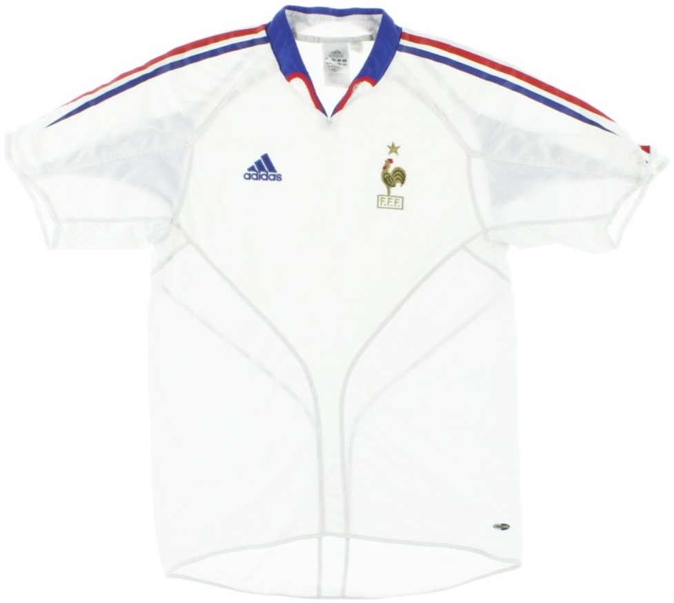 Camisa II Seleção da França 2004 Adidas retro 