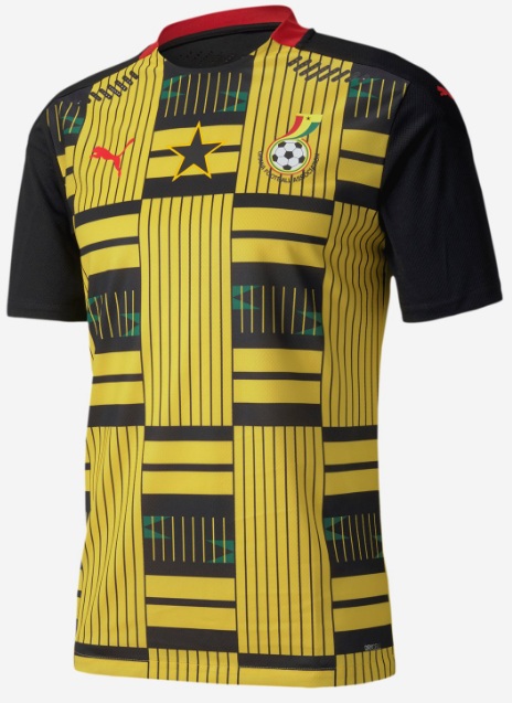 Camisa oficial Puma seleção de Gana 2020 2021 II Jogador