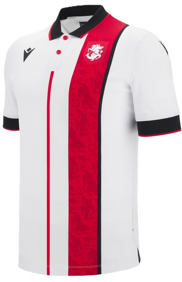 Camisa I Seleção da Georgia 2025 2026 Macron oficial 