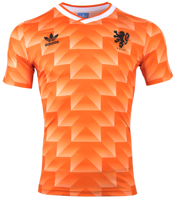 Camisa retro Adidas seleção da Holanda 1988 I jogador