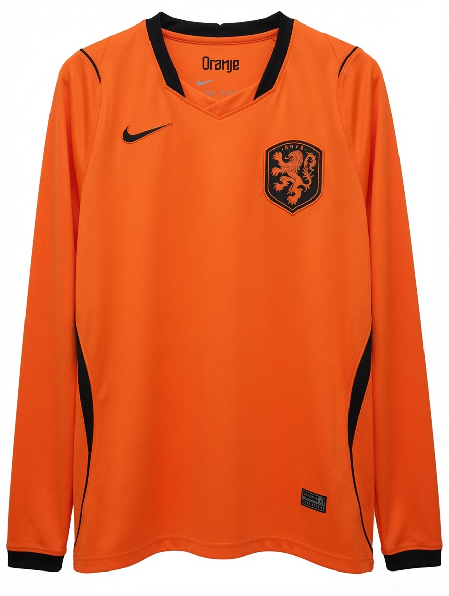 Camisa I seleção da Holanda 2026 Home manga comprida