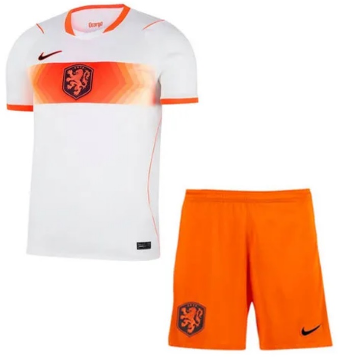 Kit infantil II Seleção da Holanda 2026 Away