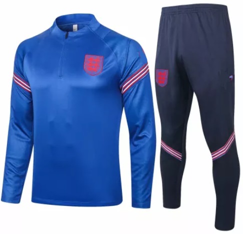 Kit treinamento seleção da Inglaterra 2020 2021 Azul
