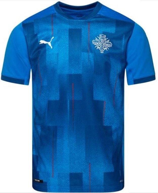 Camisa oficial Puma seleção da Islandia 2020 2021 I Jogador