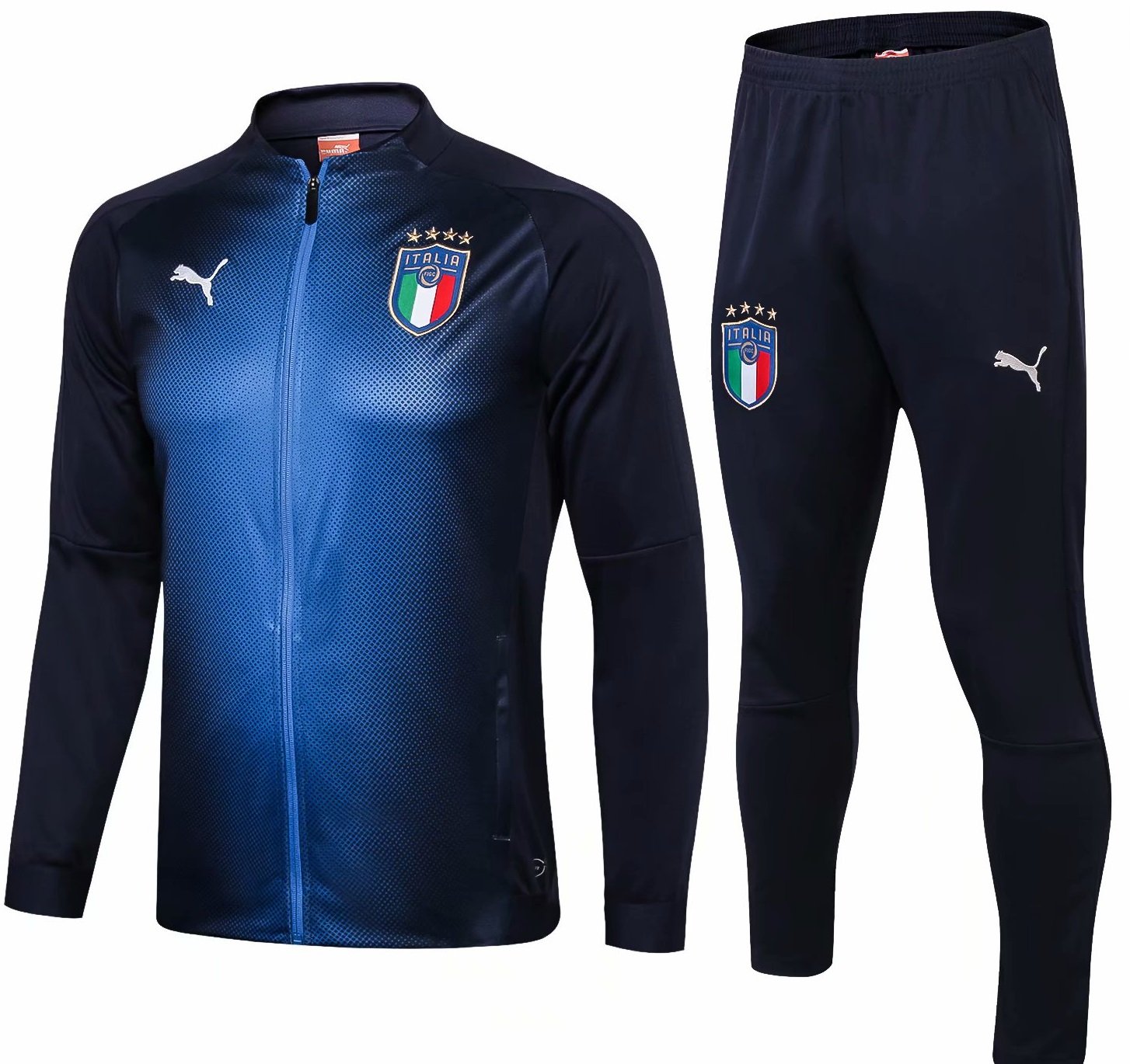 Kit treinamento oficial Puma seleção da Itália 2018 Azul