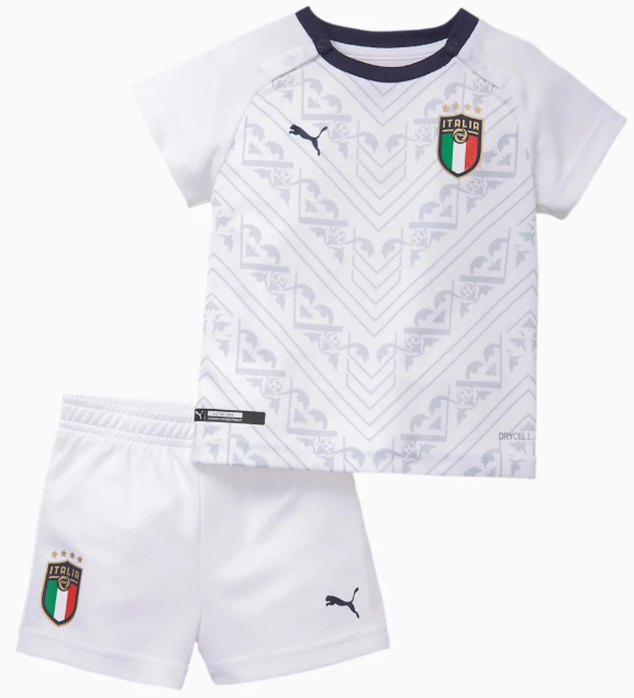 Kit infantil oficial Puma seleção da Italia 2019 2020 II jogador