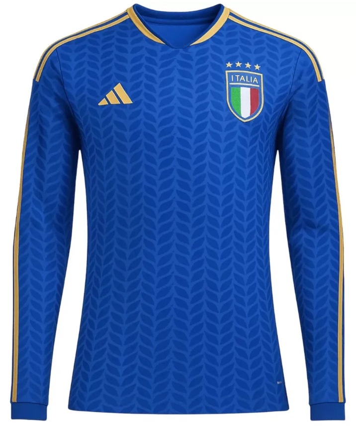 Camisa I Seleção da Italia 2026 Adidas oficial manga comprida