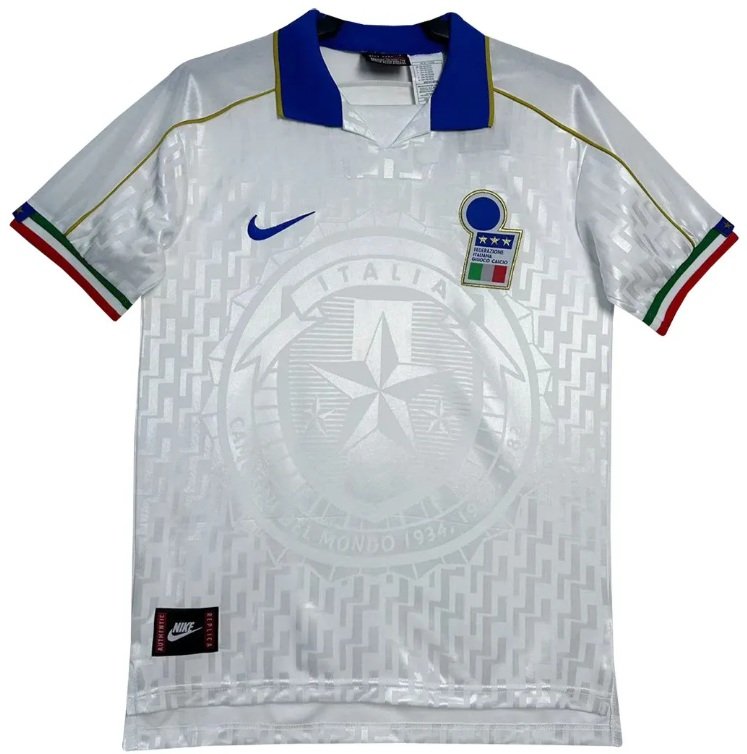 Camisa II Seleção da Itália 1995 Away retro