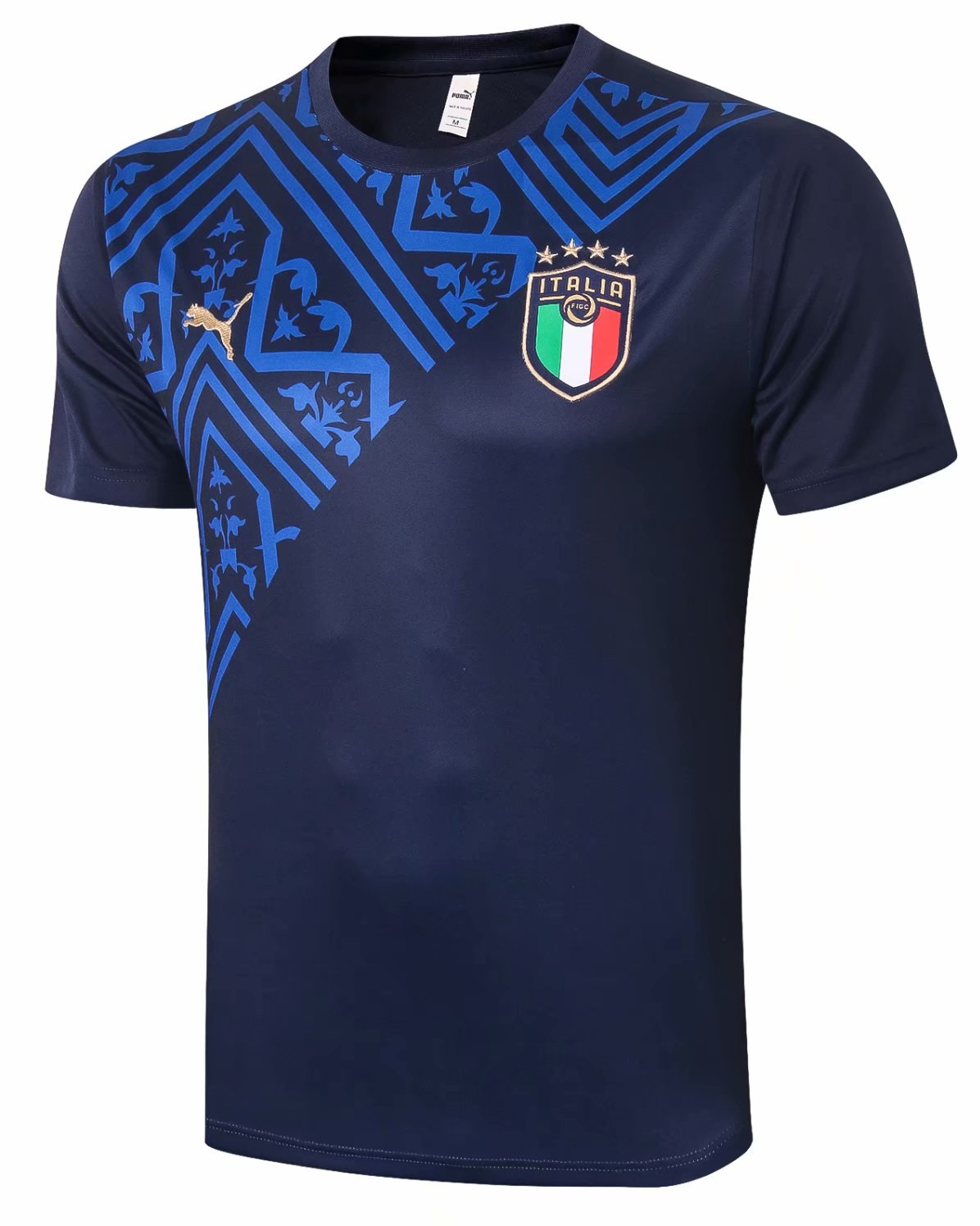 Camisa de treino oficial Puma seleção da Itália 2020 2021 Azul