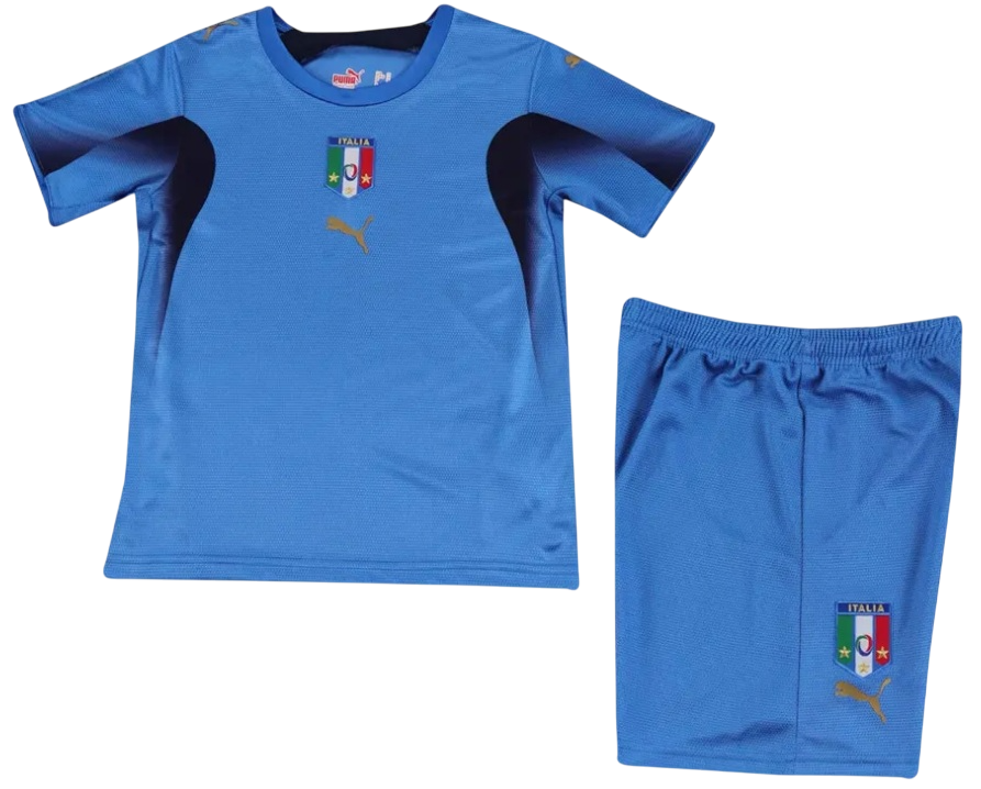 Kit infantil I Seleção da Itália 2006 Puma retro  