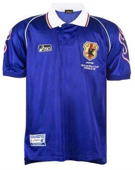 Camisa Retro Asics seleção do Japão 1998 I jogador