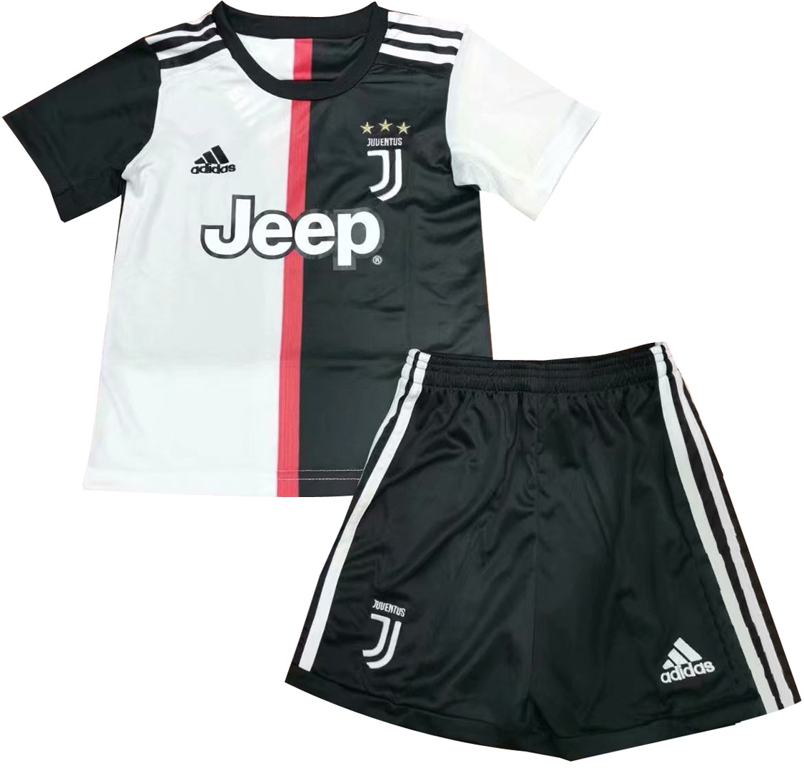 Kit infantil oficial Adidas Juventus 2019 2020 I jogador