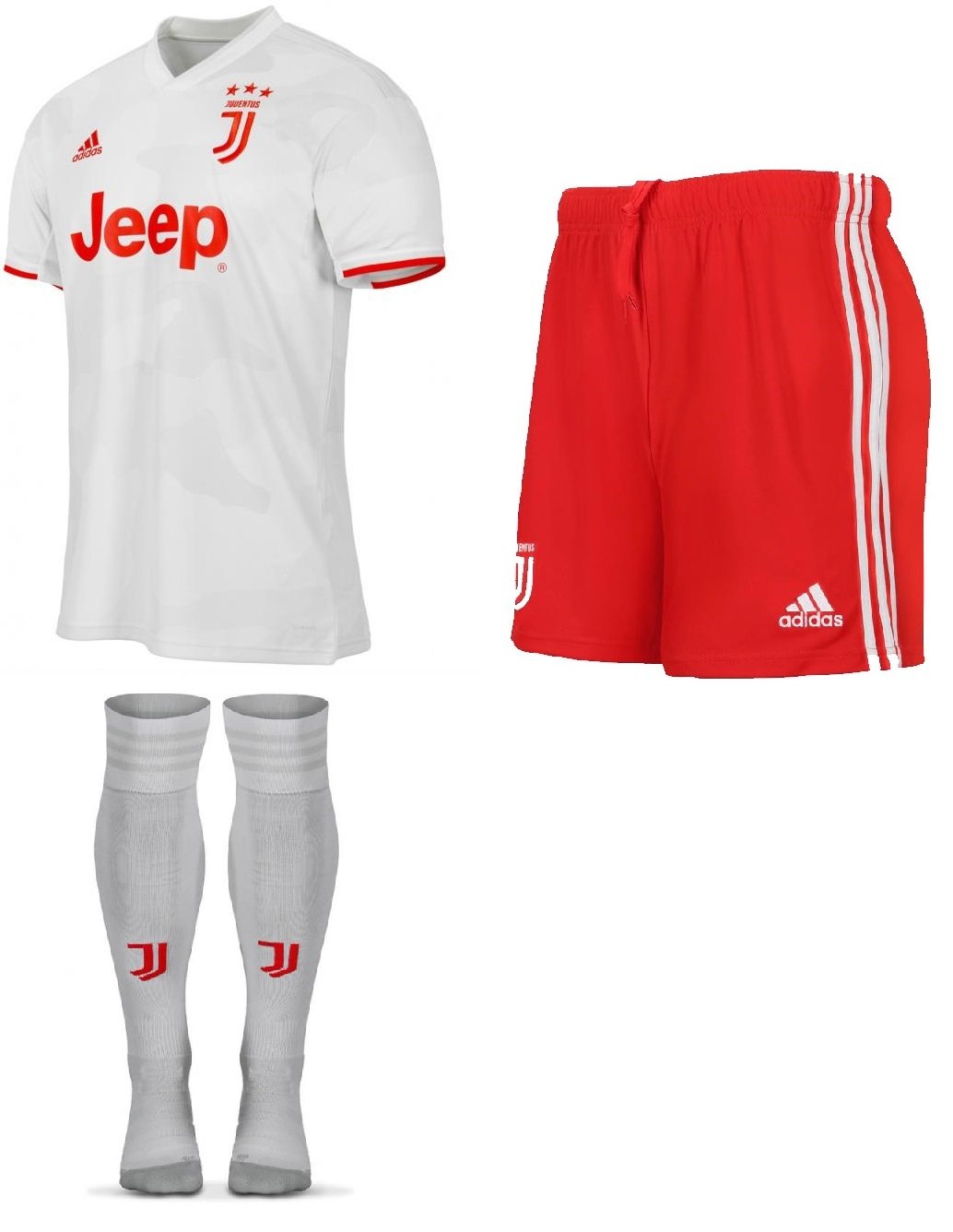 Kit adulto oficial Adidas Juventus 2019 2020 II jogador