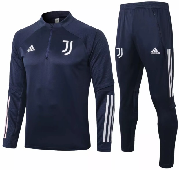 Kit treinamento oficial Adidas Juventus 2020 2021 Azul