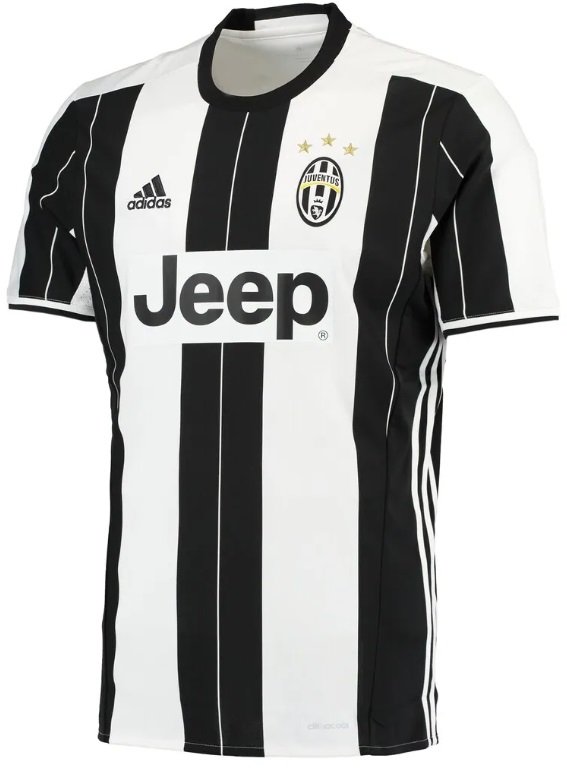 Camisa I Juventus 2016 2017 Adidas retro