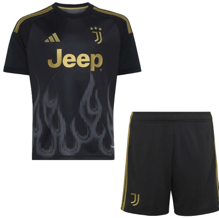 Kit infantil III Juventus 2026 2027 Adidas oficial 