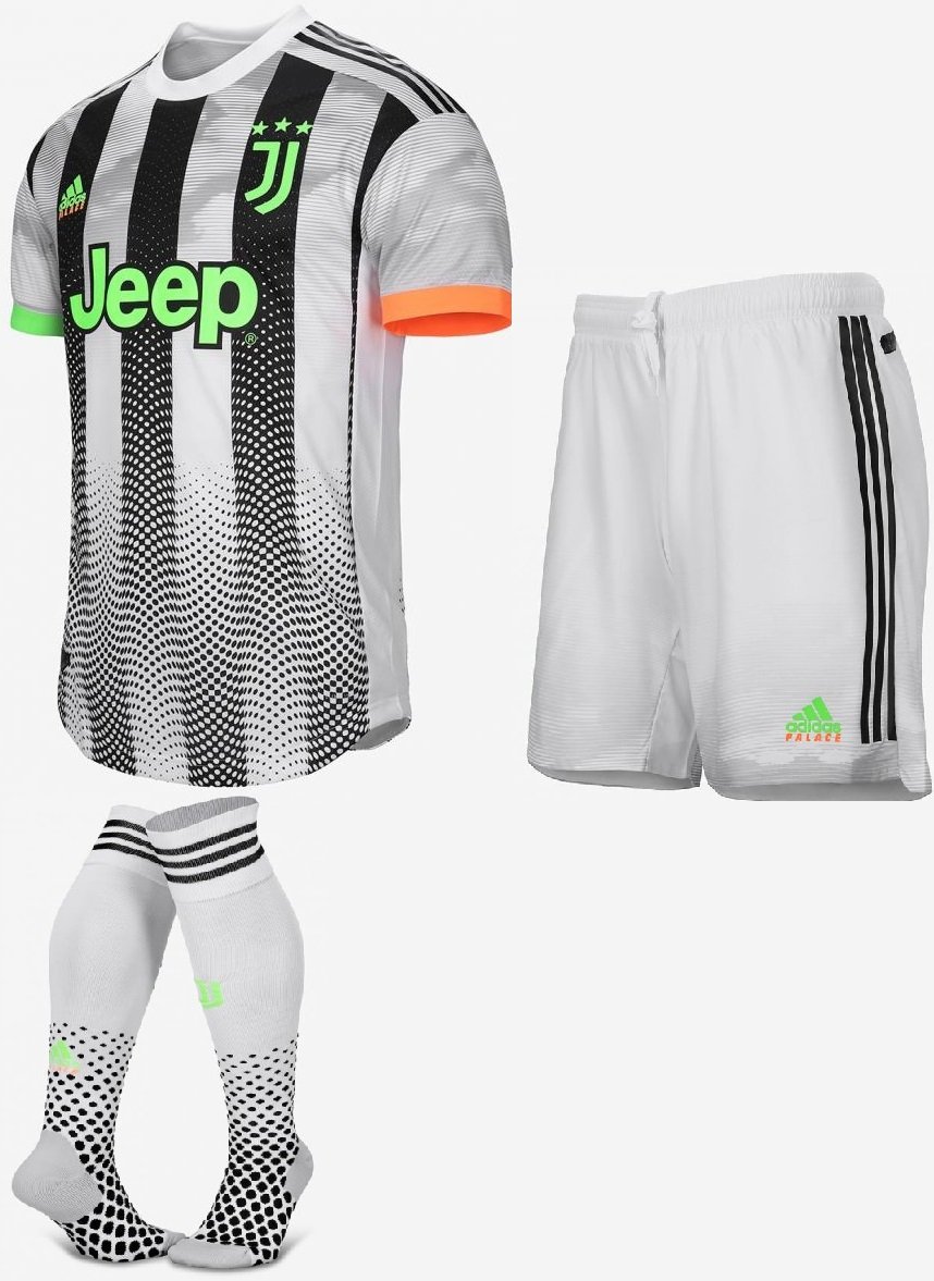 Kit adulto oficial Adidas Juventus 2019 2020 Palace