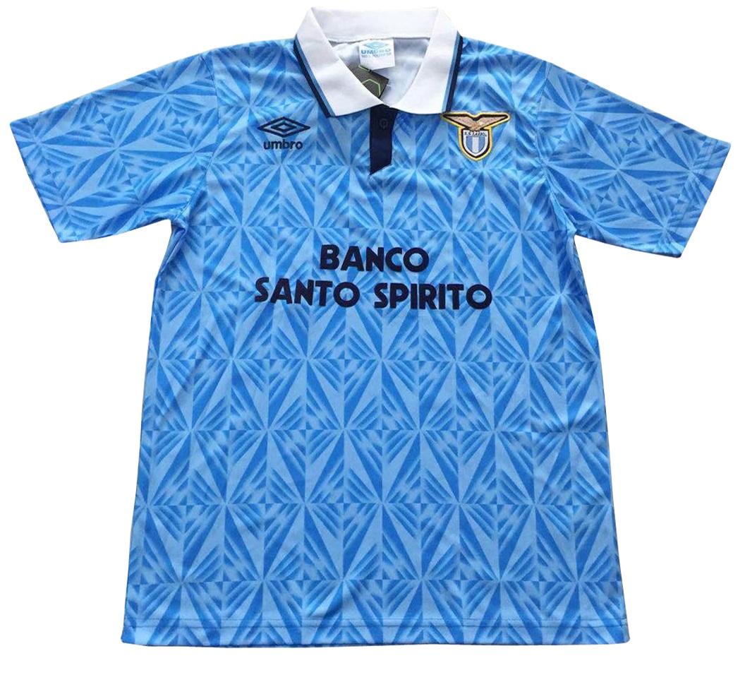 Camisa retro Umbro Lazio 1992 1993 I jogador 