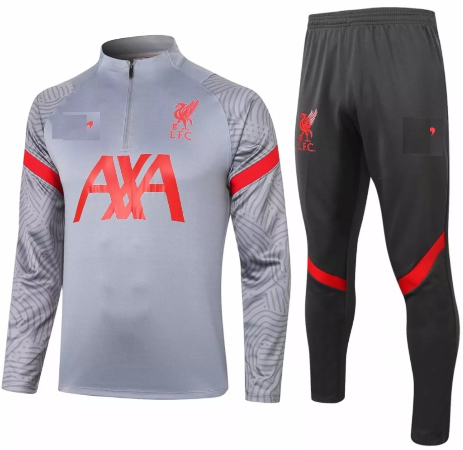 Kit treinamento Liverpool 2020 2021 Cinza