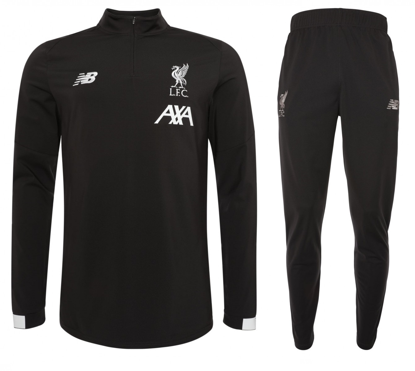 Kit treinamento oficial New Balance Liverpool 2019 2020 Preto