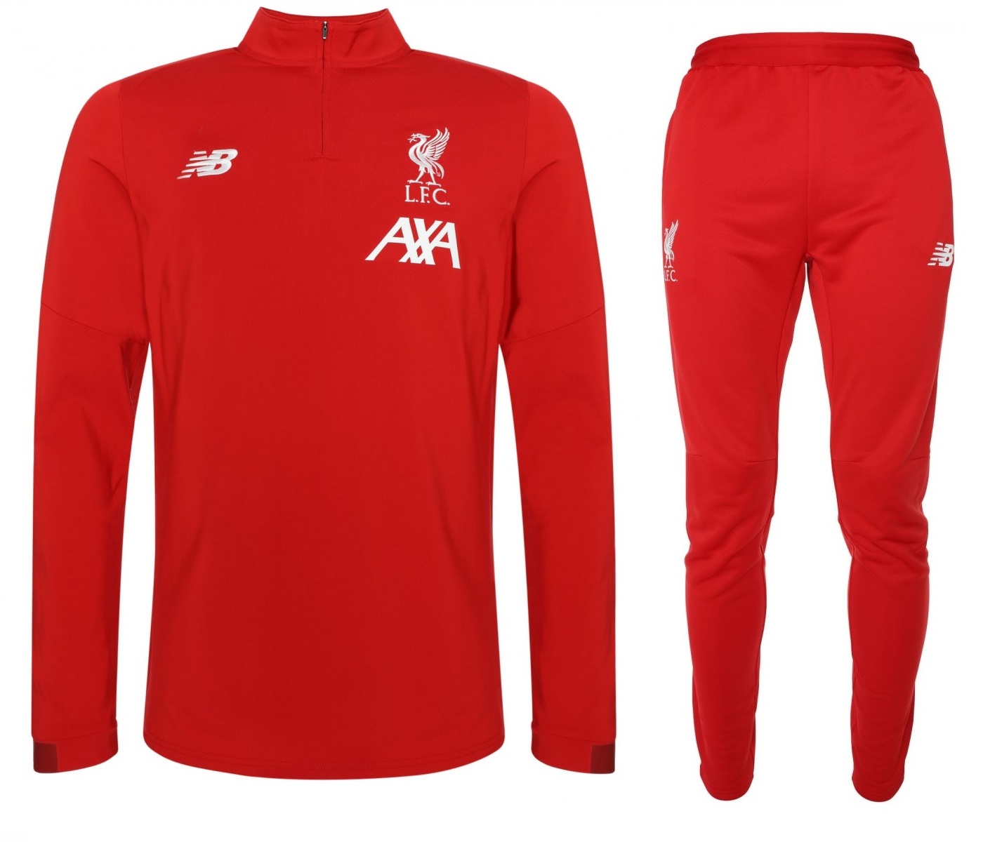 Kit treinamento oficial New Balance Liverpool 2019 2020 Vermelho 
