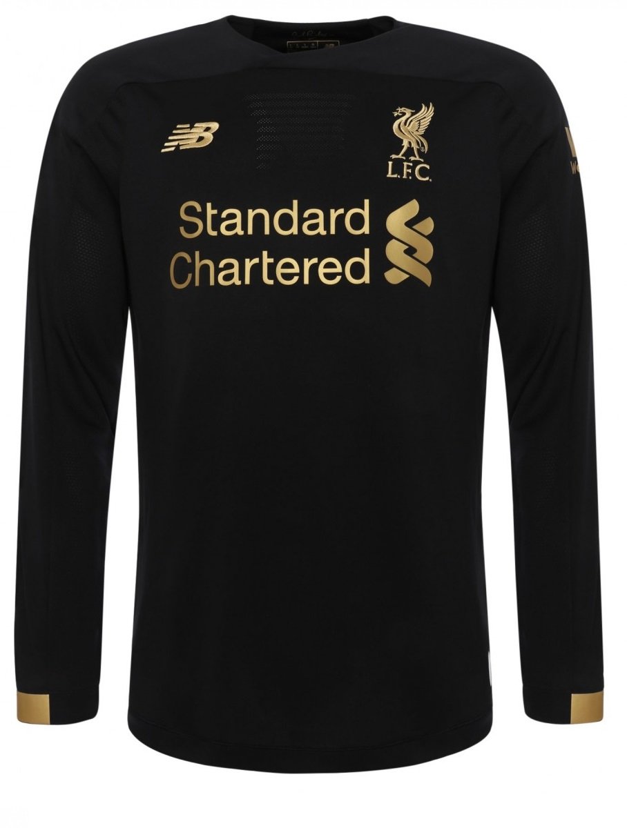 Camisa oficial New Balance Liverpool 2019 2020 I goleiro manga comprida