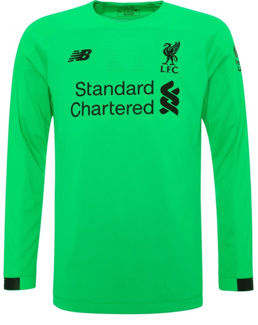 Camisa oficial New Balance Liverpool 2019 2020 II Goleiro manga comprida