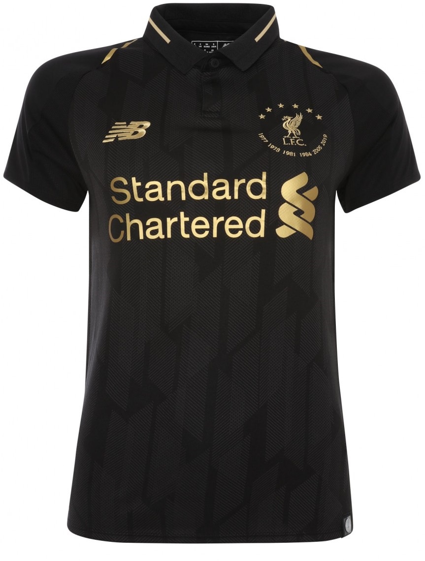 Camisa Feminina oficial New Balance Liverpool Edição especial Black Edition