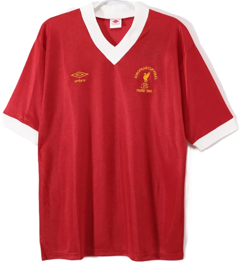 Camisa I Liverpool 1980 1981 Umbro retro