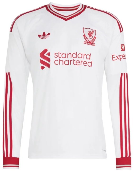 Camisa II Liverpool 2026 2027 Adidas oficial manga comprida