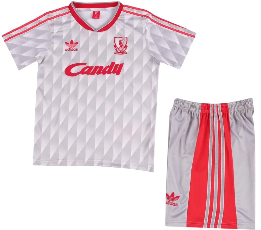Kit infantil II Liverpool 1989 1991 Adidas retro 