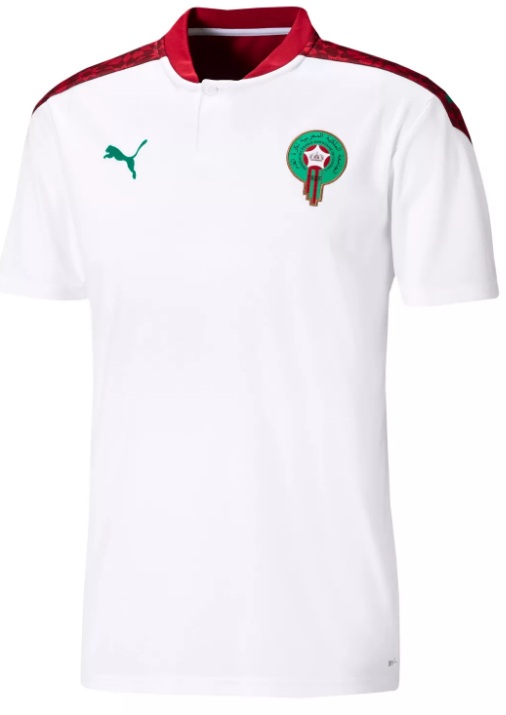 Camisa oficial Puma seleção do Marrocos 2020 2021 II Jogador