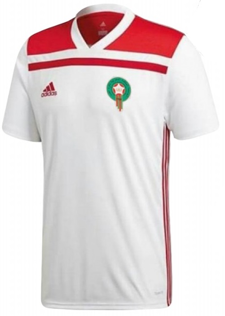 Camisa oficial Adidas seleção do Marrocos 2018 II jogador