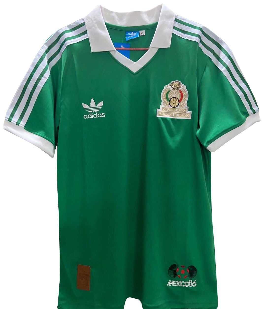 Camisa Retro Adidas seleção do México 1986 I jogador
