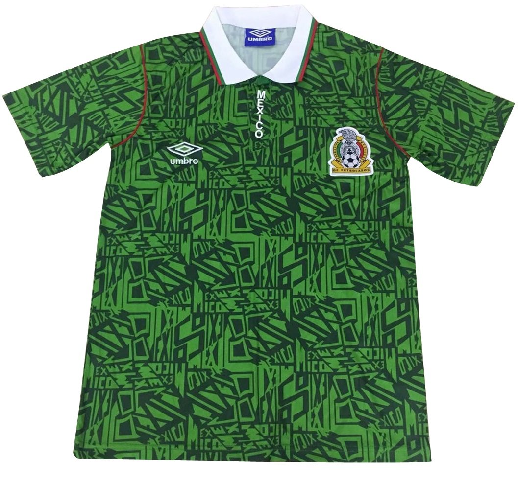 Camisa retro Umbro seleção do México 1994 I jogador