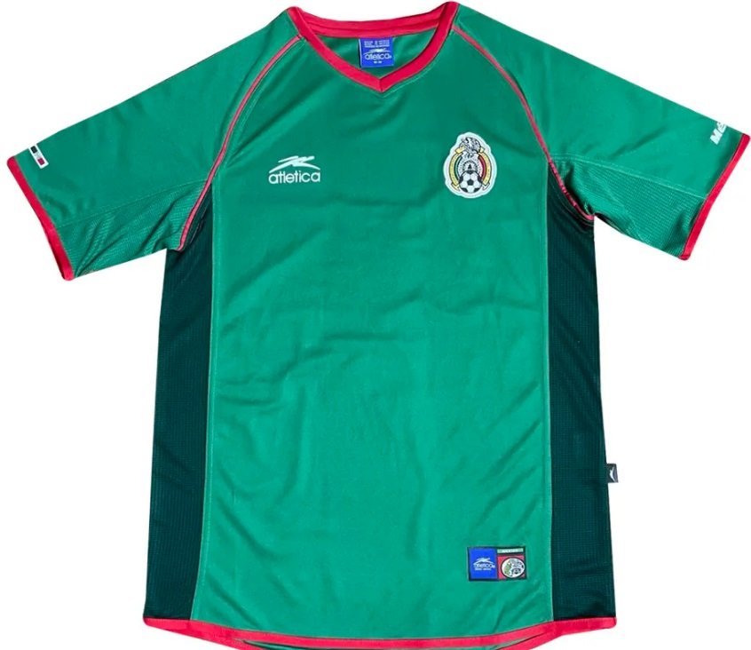  Camisa I Seleção do Mexico 2002 Atletica Retro
