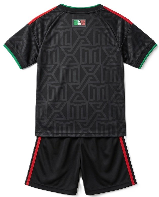Kit infantil III Seleção do México 2026 Adidas oficial Kit infantil III Seleção do México 2026 Adidas oficial