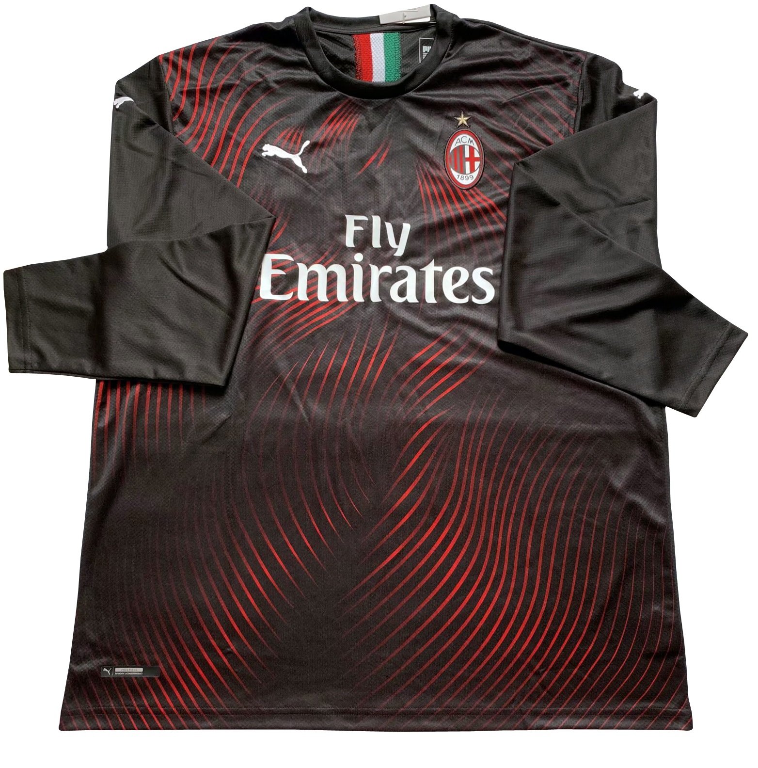 Camisa oficial Puma Milan 2019 2020 III jogador manga comprida