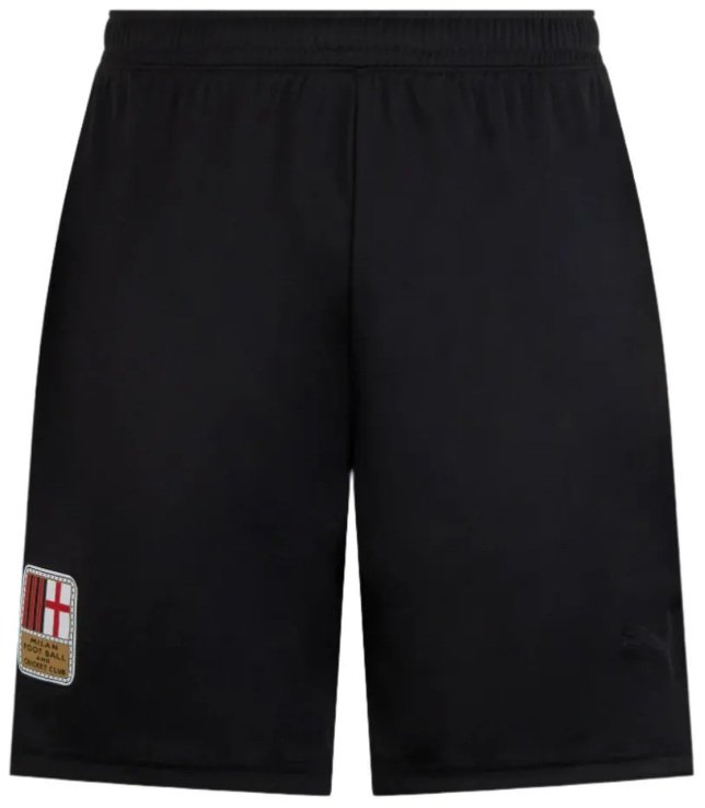Calção Milan 2024 2025 Puma oficial Especial preto