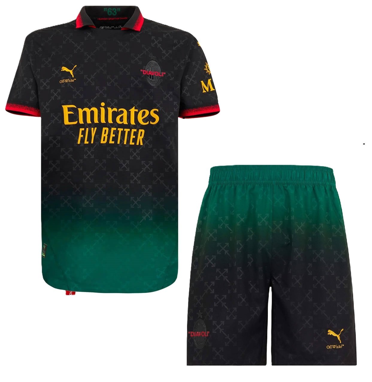 Kit infantil IV Milan 2024 2025 Puma oficial Black